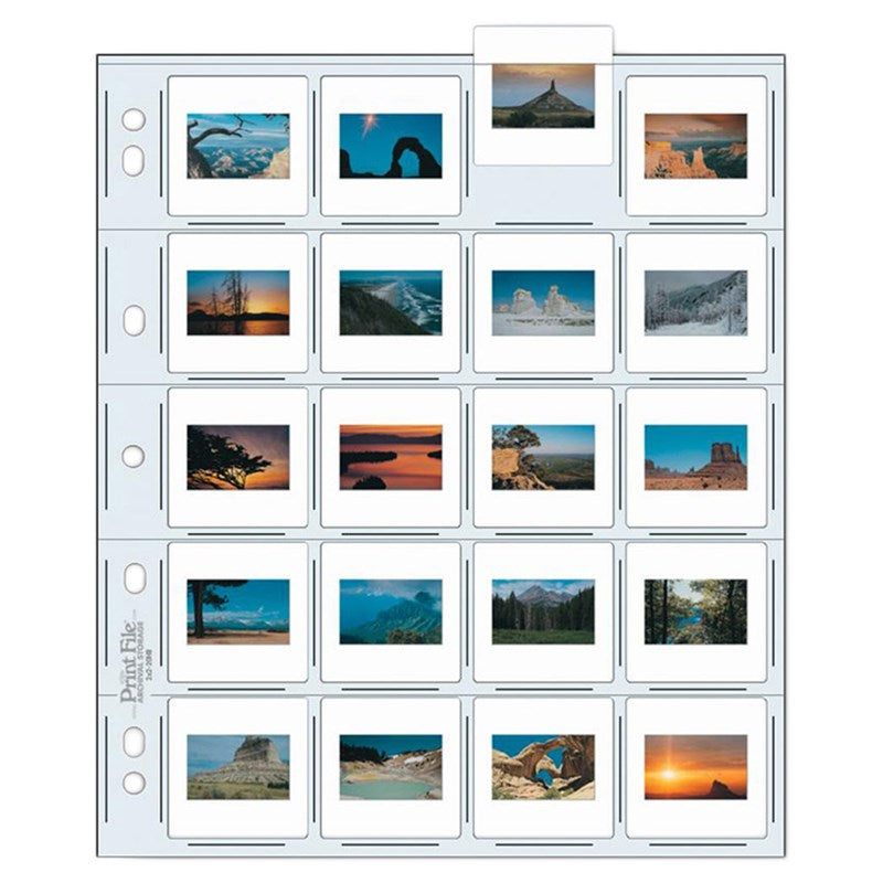 Print File - 20 Slides Negative Preservers (Pack of 25)