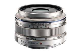 Olympus M.Zuiko Digital 17mm f1.8 (Micro Four Thirds - Silver)