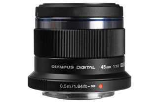 Olympus M.Zuiko Digital ED 45mm f1.8 Lens - BLACK (Micro Four Thirds)
