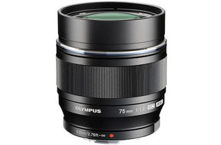 Olympus M.Zuiko Digital ED 75mm F1.8 Lens (Micro Four Thirds - Black