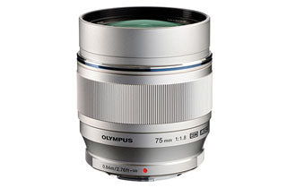 Olympus M.Zuiko Digital ED 75mm F1.8 Lens (Micro Four Thirds - Silver)