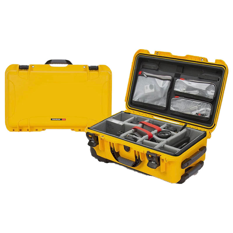 Nanuk 935 Pro Photo Kit - Rolling Case (Yellow)