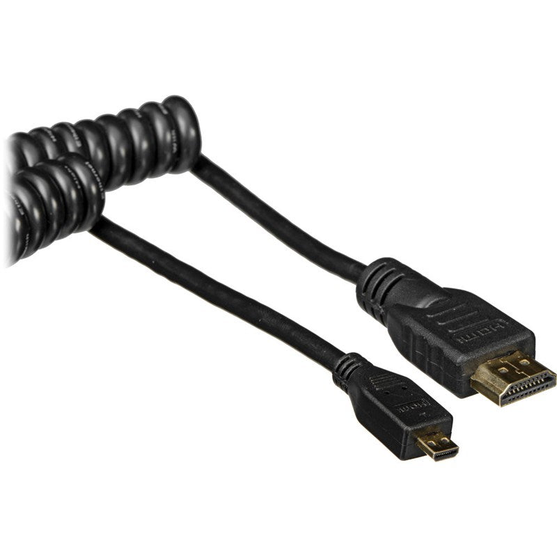 Atomos 30cm Coiled Micro to Full HDMI Cable