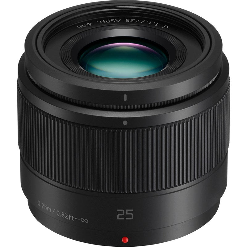 Panasonic LUMIX G 25mm F1.7 ASPH. Lens - Black (Micro Four Thirds Mount)