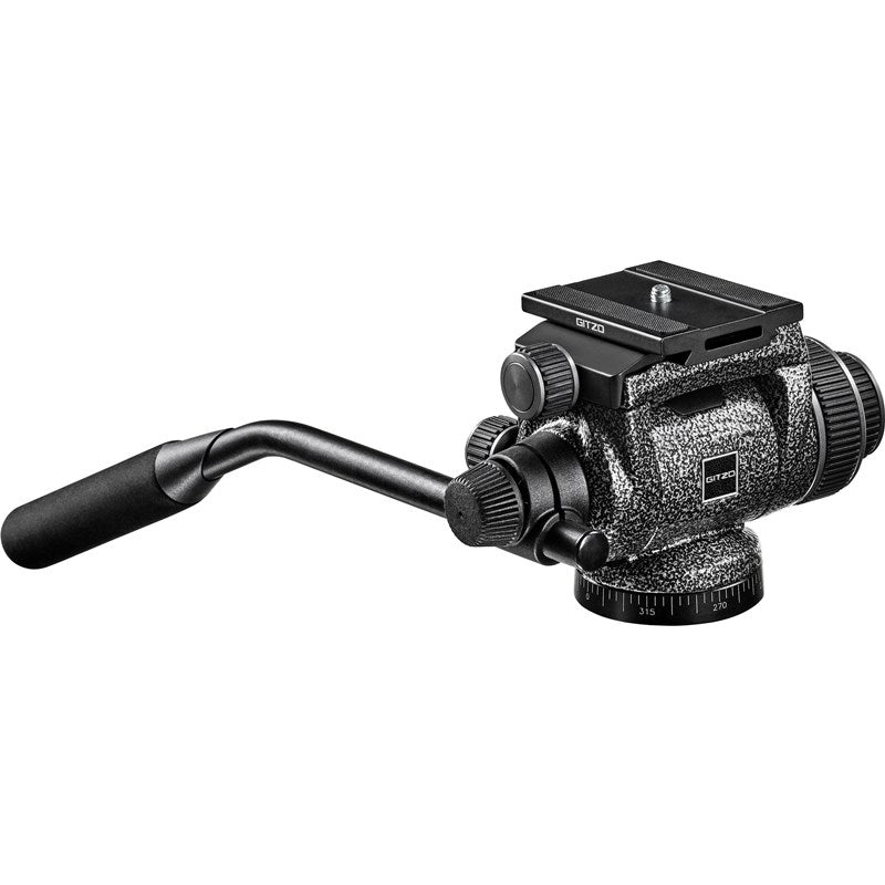 Gitzo GHF2W FLUID 2-WAY HEAD w/ ARCA-STYLE QR Plate