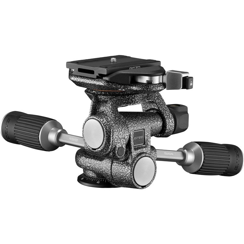 Gitzo GHF3W FLUID 3-WAY HEAD w/ ARCA-STYLE QR Plate