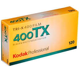 Kodak Professional Tri-X 400 Black & White Print Film - 120 ProPack (5 Rolls)