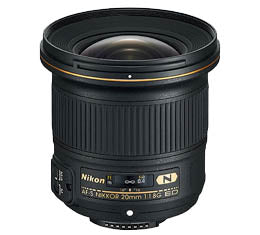 Nikkor AF-S 20mm F1.8G ED
