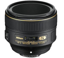 Nikkor AF-S 58mm F1.4G