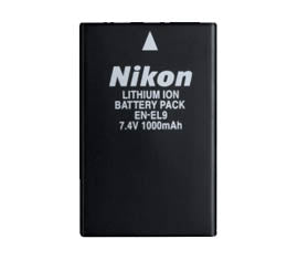Nikon EN-EL9a Lithium Ion Battery