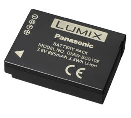 Panasonic DMWBCG10 - Lithium Ion Battery for DMC-ZS series