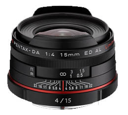 Pentax HD DA 15mm f4 ED AL Limited - Black
