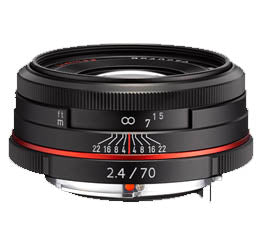 Pentax HD DA 70mm f2.4 Limited - Black