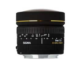 Sigma 8mm f3.5 EX DG Circular Fisheye (Nikon)