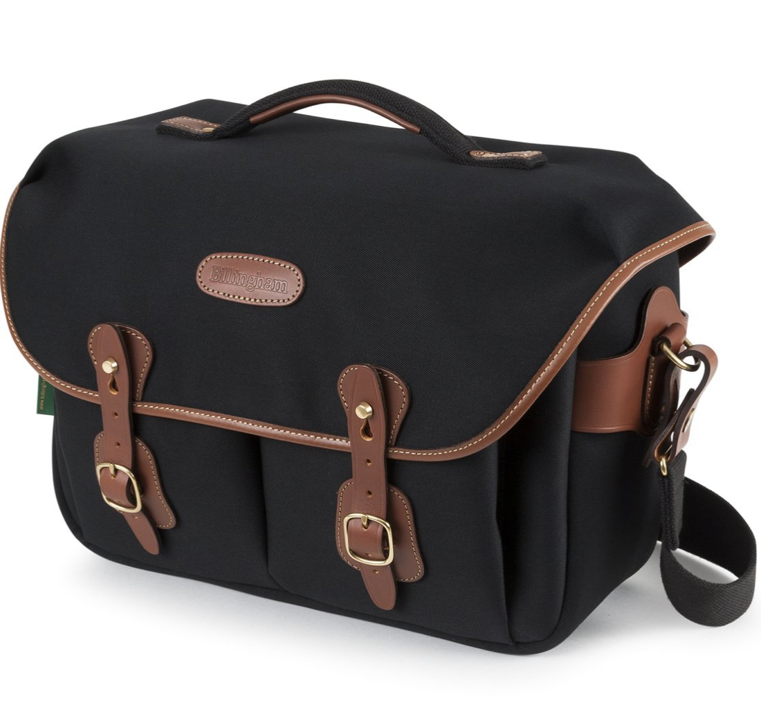 Billingham Hadley One (Black Canvas w/ Tan Leather)