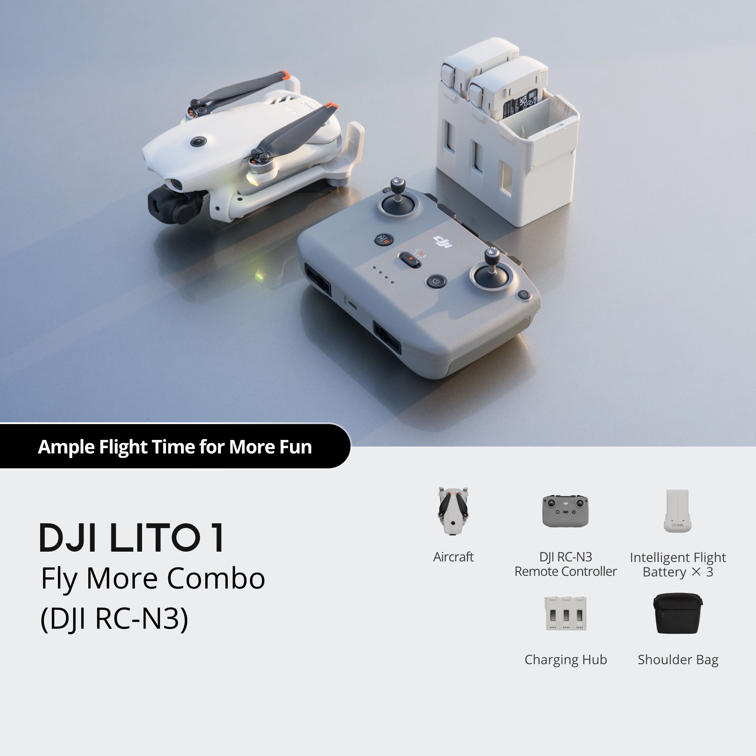 DJI Lito 1 Fly More Combo (w/ RC-N3)