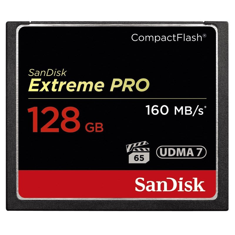 SANDISK 128GB EXTREME PRO® CF MEMORY CARD (160MB/S)