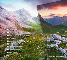 Nisi 150x170mm Nano IR Soft Graduated Neutral Density Filter - ND16 (1.2) - 4 Stops