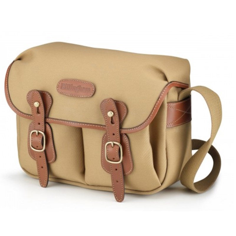 Billingham Hadley Small (Khaki canvas, tan leather, brass fittings)
