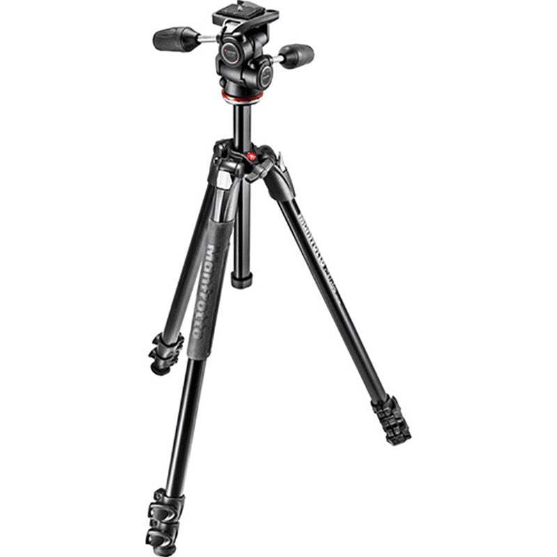 Manfrotto 290 Xtra Aluminium 3-Section Tripod w/ Ball Head (MK290XTA3-3W)