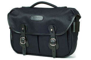 Billingham Hadley Pro (Black Fibrenyte, black leather, nickel fittings)