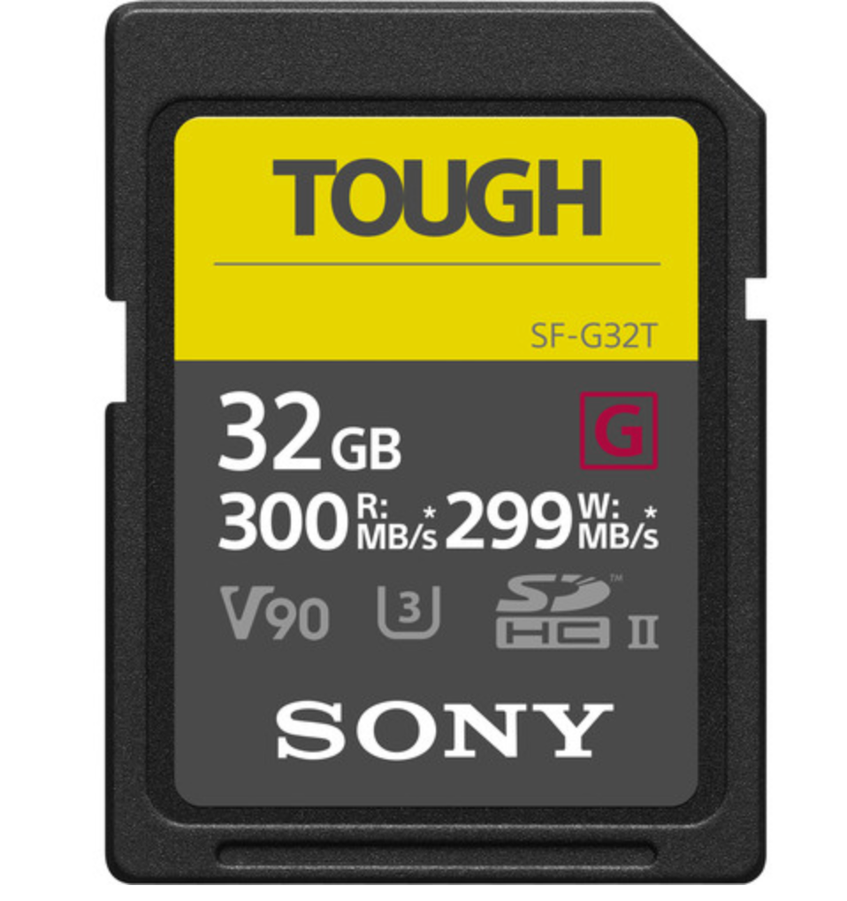Sony 32GB SF-G Tough Series UHS-II SDXC Memory Card