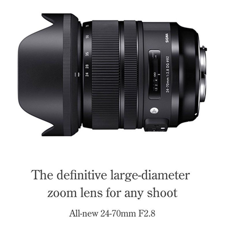 Sigma 24-70mm F2.8 DG OS HSM Art Lens (Canon EF mount)