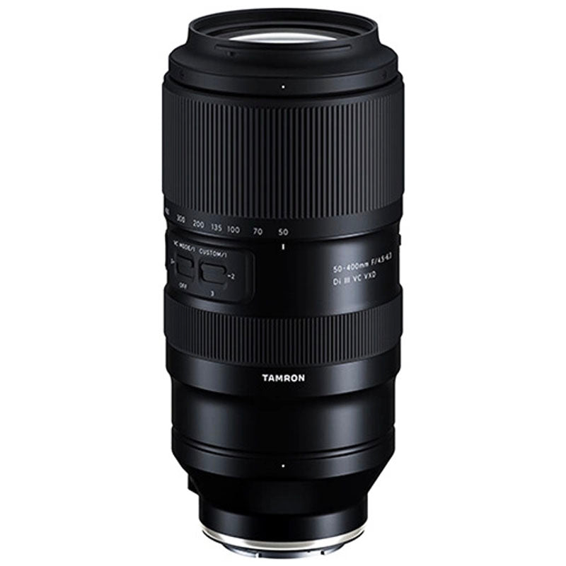Tamron 50-400mm F4.5-6.3 Di III VC VXD Lens (Sony FE mount)