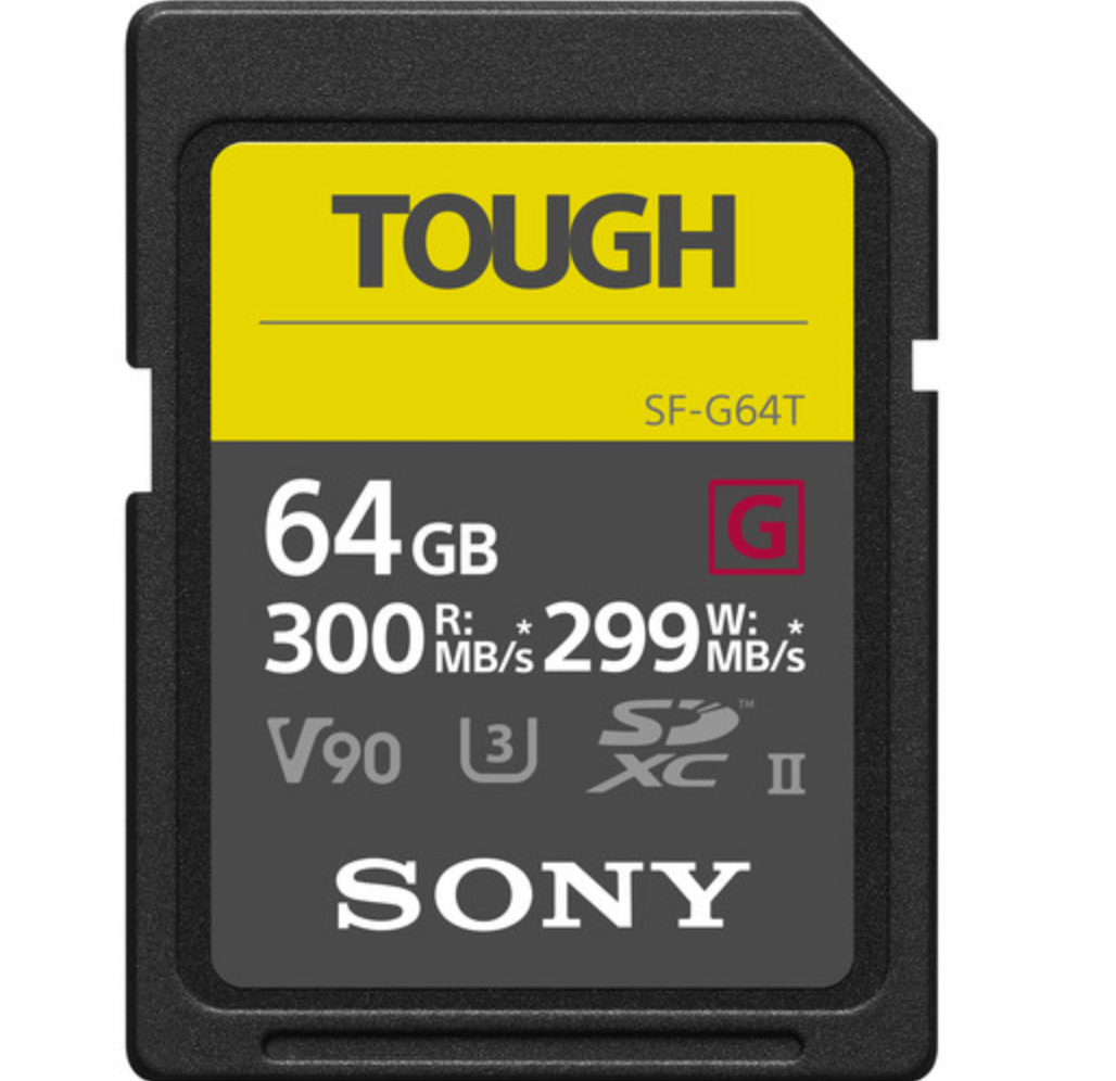 Sony 64GB SF-G Tough Series UHS-II SDXC Memory Card