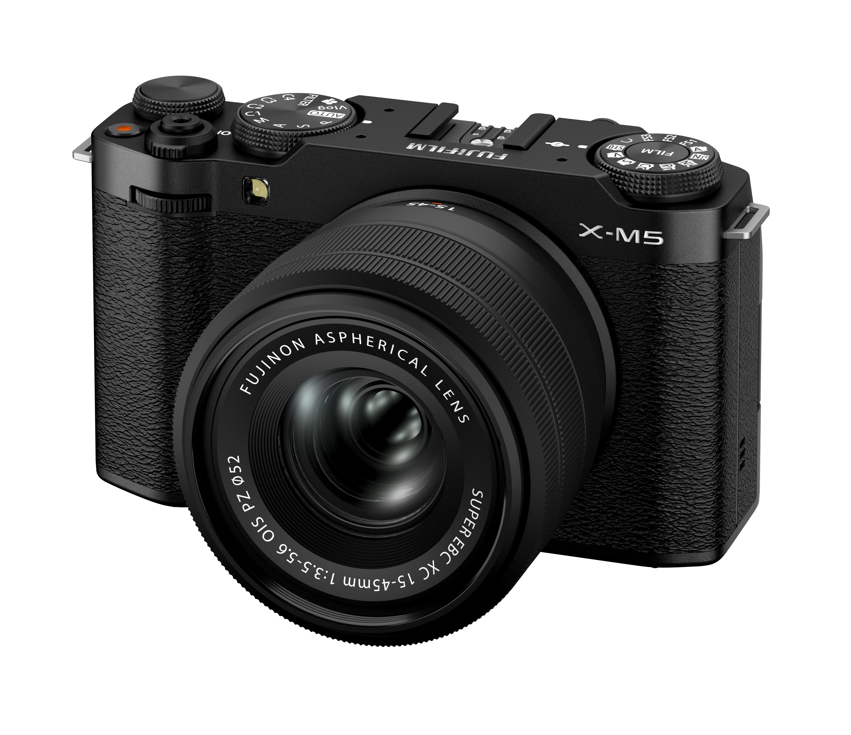 FUJIFILM X-M5 Mirrorless Camera w/ XC 15-45mm F3.5-5.6 Lens (Black)