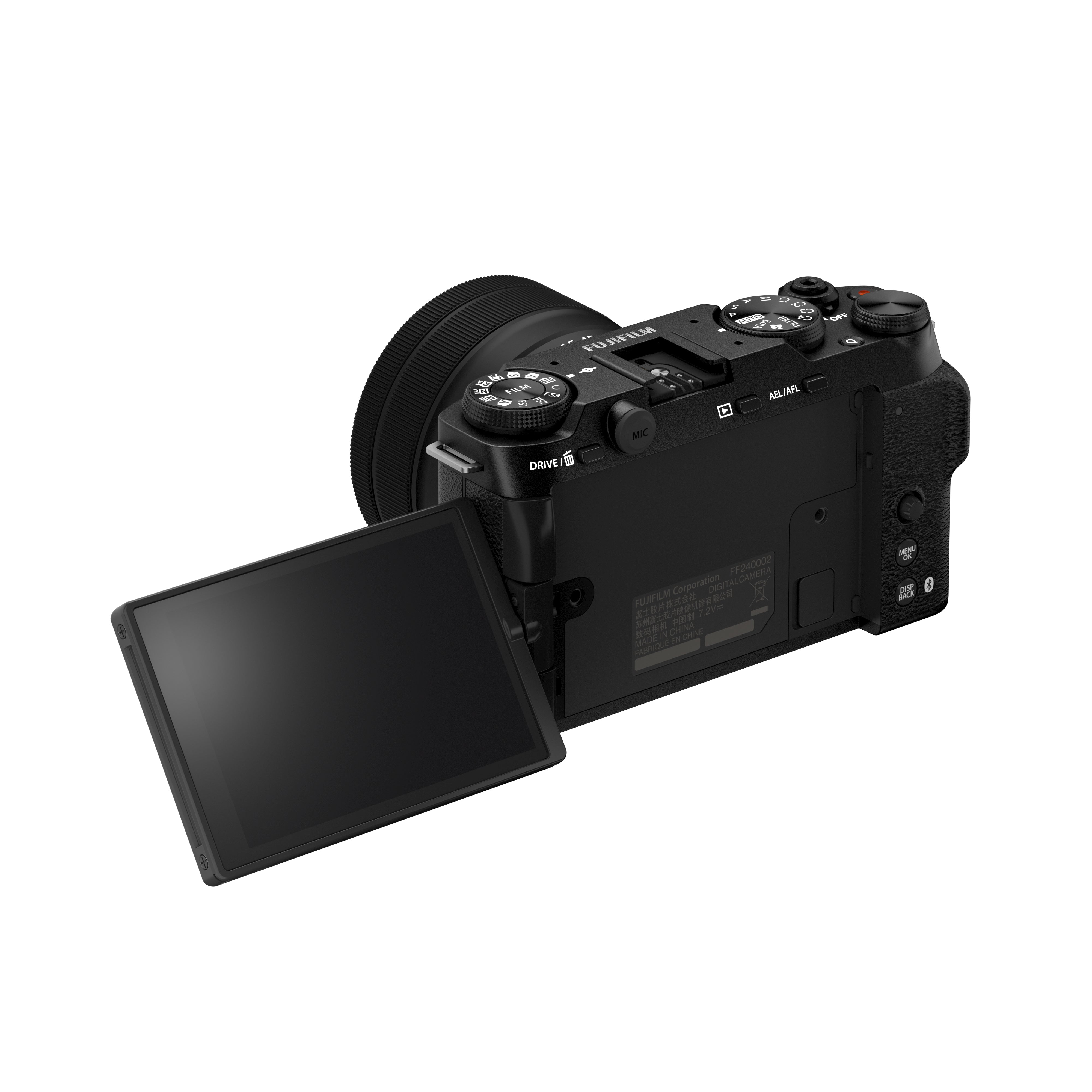 FUJIFILM X-M5 Mirrorless Camera w/ XC 15-45mm F3.5-5.6 Lens (Black)