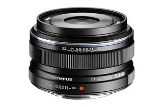 Olympus M.Zuiko Digital 17mm f1.8 (Micro Four Thirds - Black)