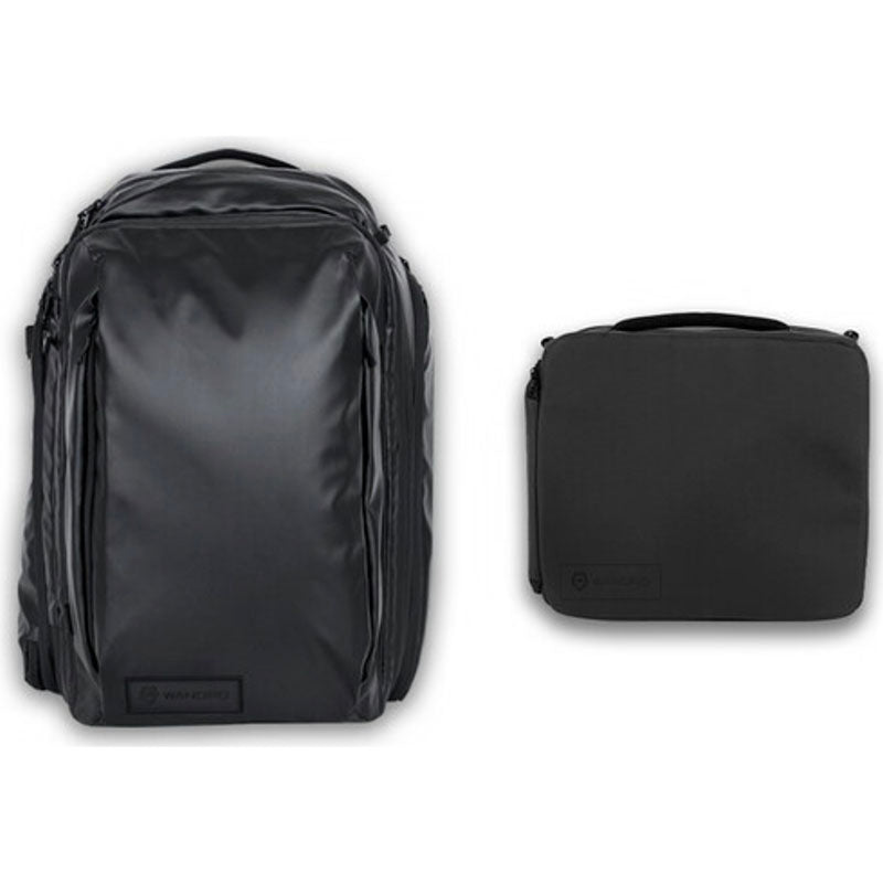 WANDRD Transit Travel Backpack w/ Essential Plus Camera Cube (Black, 45L)