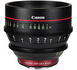 Canon CN-E 85mm T1.3 L F Cine Lens (EF Mount)
