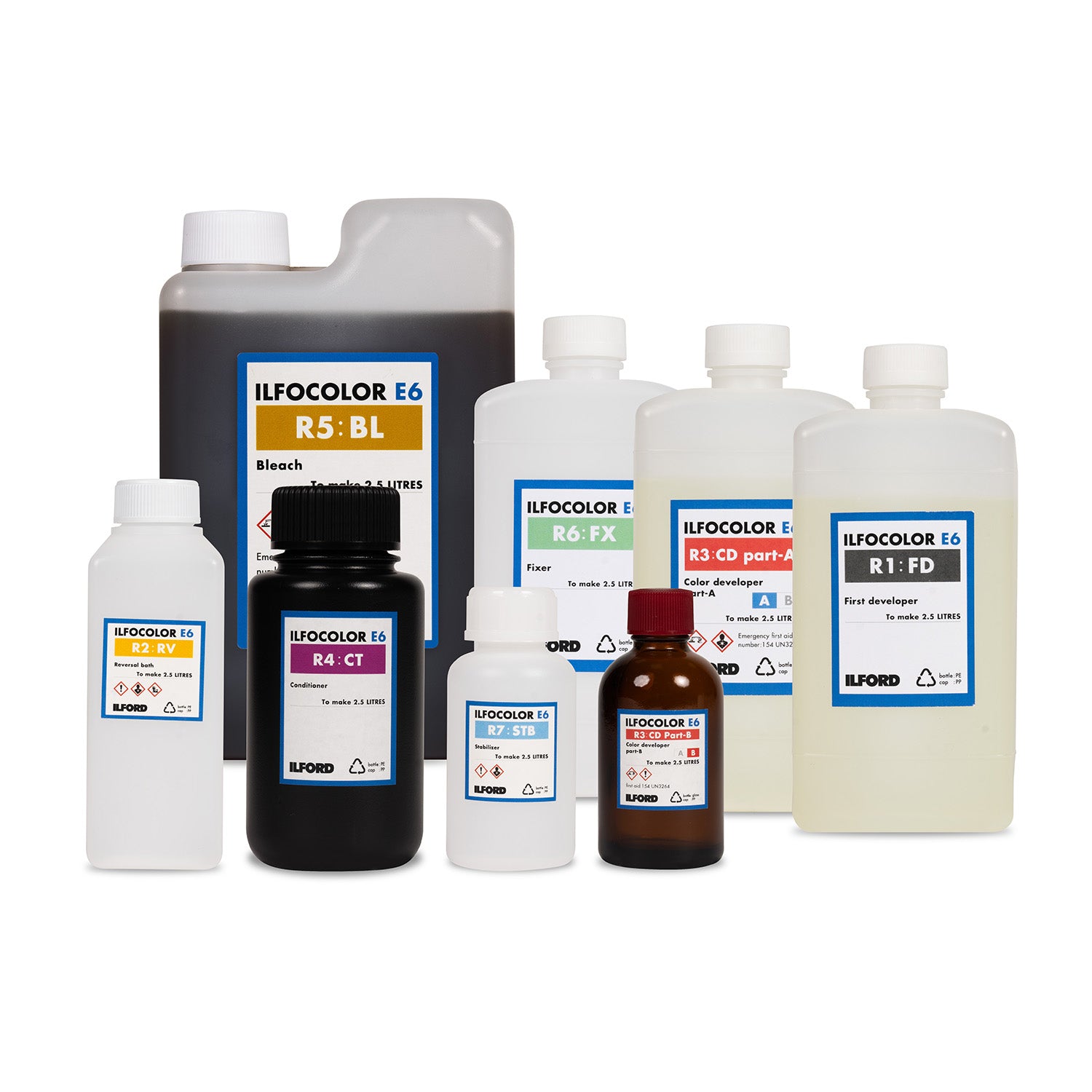 Ilford Ilfocolor E-6 Color Reversal Developing Kit (2.5L)