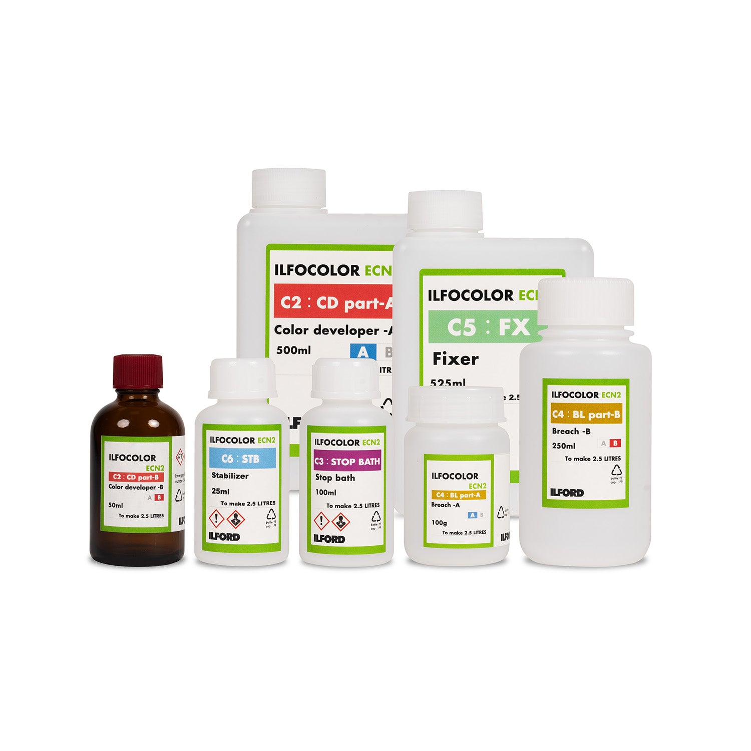 Ilford Ilfocolor ECN-2 Color Negative Developing Kit (2.5L)