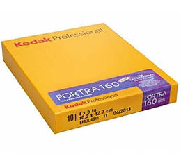 SHORT DATED / EXPIRED - Kodak Professional Portra 160 Color Print Film - 4x5 Sheet Film (10shts)