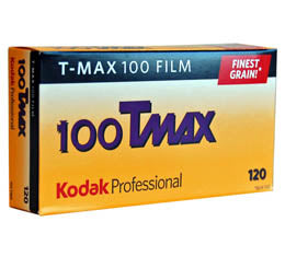 EXPIRED - Kodak Professional T-Max 100 Black & White Print Film  - 120 Roll ProPack (5 Rolls)