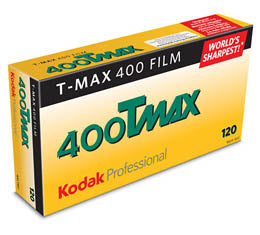 EXPIRED - Kodak Professional T-Max 400 Black & White Print Film  - 120 Roll ProPack (5 Rolls)