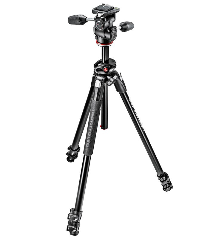 Manfrotto 290 Dual 3-Way Head Tripod (MK290DUA3W) MH804-3W 3-Way Head