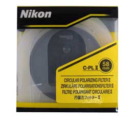 Nikon C-PL II 58mm Circular Polarizing Filter