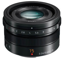 Panasonic Leica DG Summilux 15mm F1.7 Asph. (Micro Fourth Thirds Mount) 