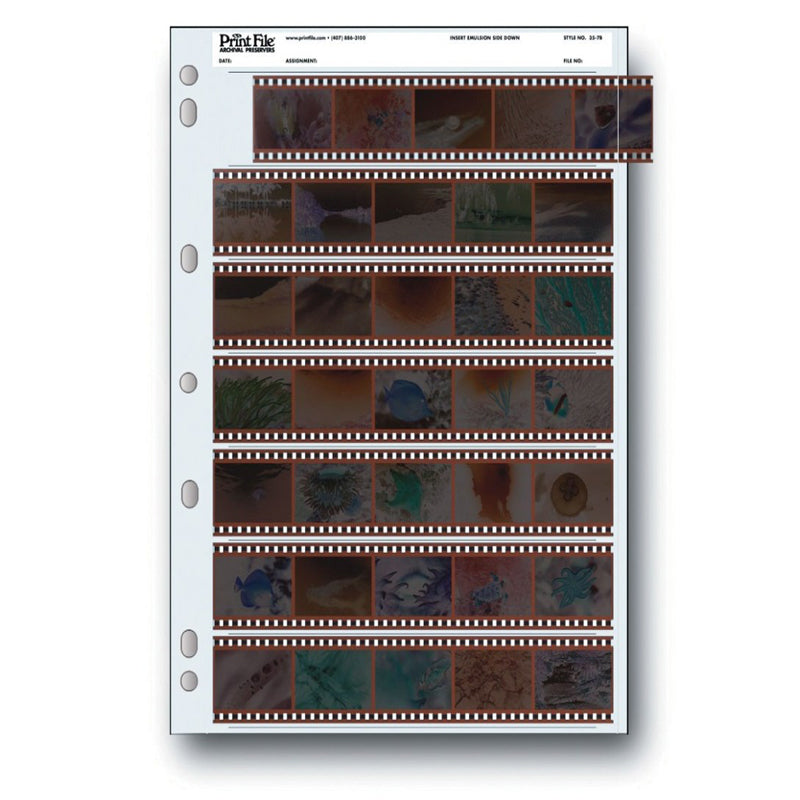 Print File - 7-Strips x 5 Frames Negative Preservers (35-7B Pack of 100)