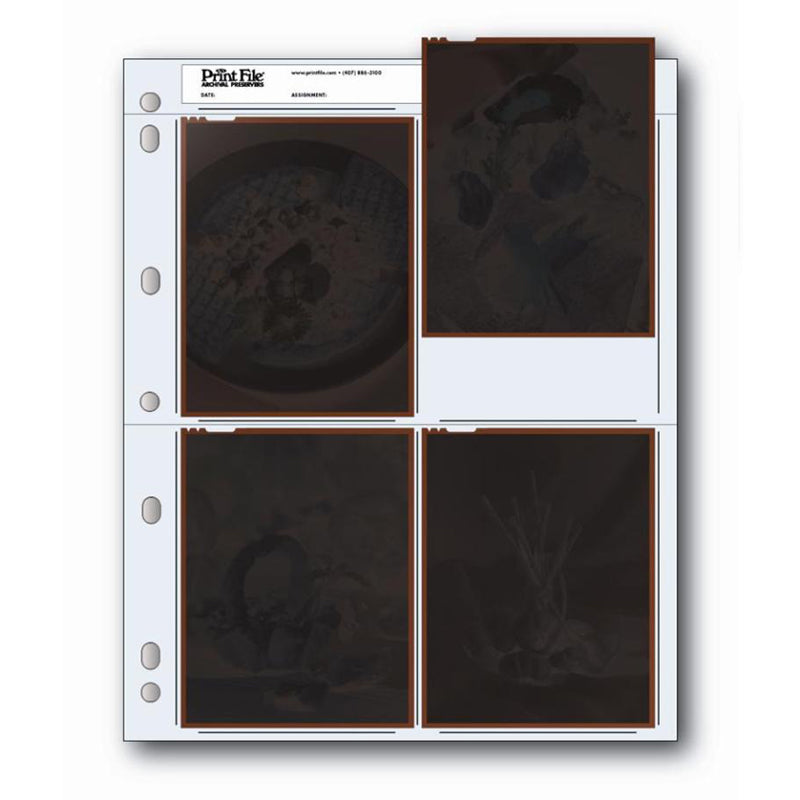 Print File - 4 - "4x5" Negative Preservers (Pack of 100)