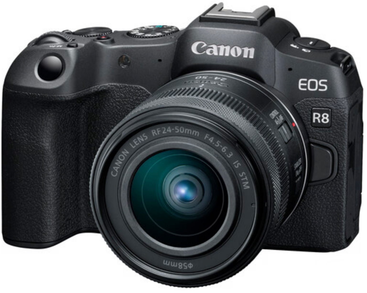 Canon EOS R8 Mirrorless Camera with RF 24-50mm F4.5-6.3 IS STM Lens + (128GB) + BONUS ITEMS