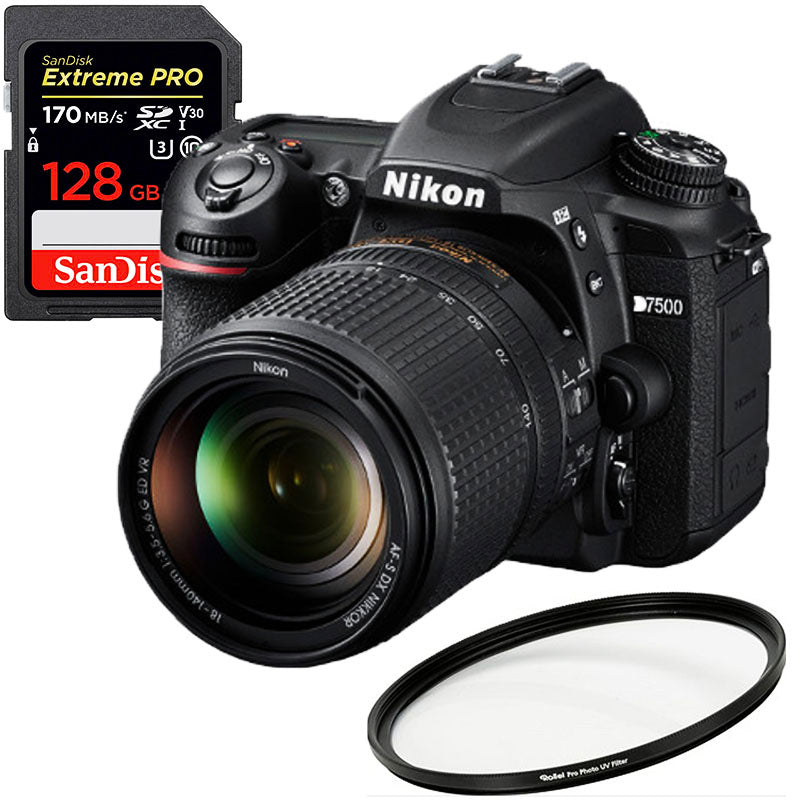 Nikon D7500 DSLR Camera w/ 18-140mm Lens 