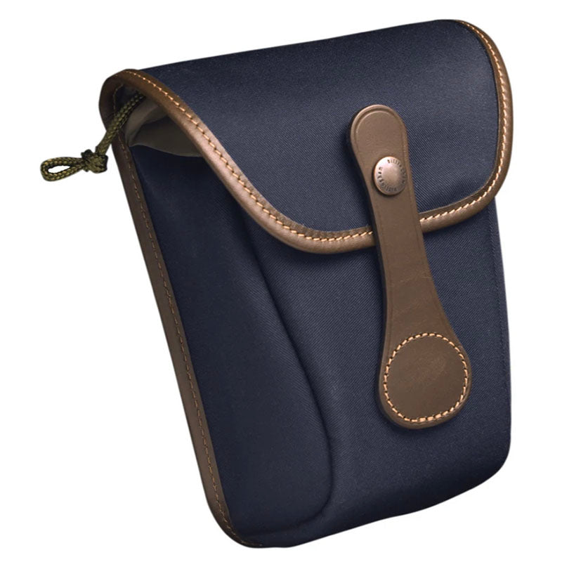 Billingham End Pockets Avea 8 ( Navy Canvas / Chocolate Leather )