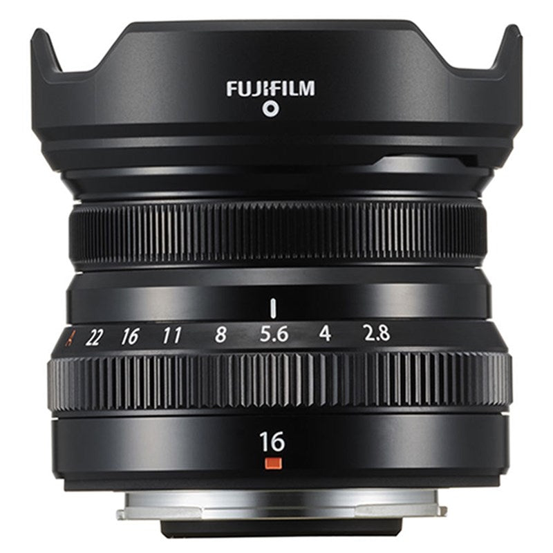 Fujifilm Fujinon XF16mm F2.8 R WR Lens (Black) + Bonus