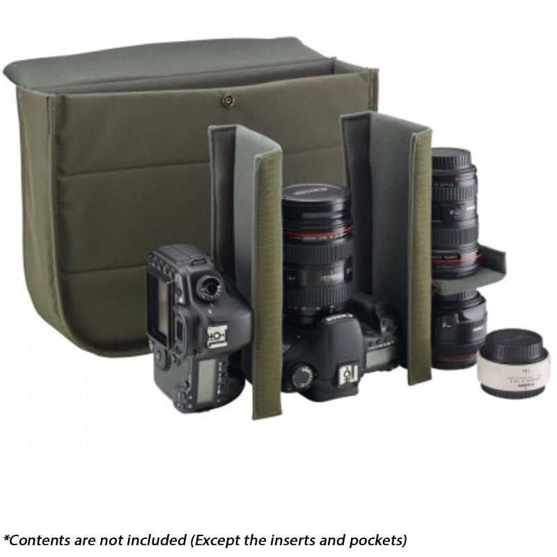 Billingham Hadley Large (Sage Fibrenyte, Tan Leather, Brass fittings)