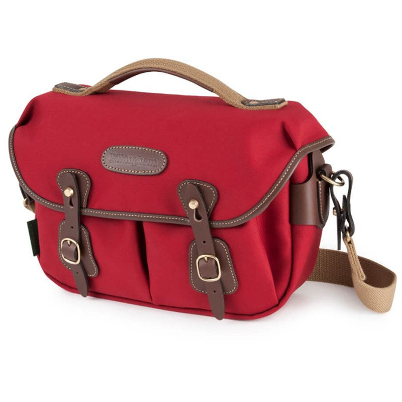 Billingham Hadley Small Pro Burgundy Canvas & Chocolate Leather